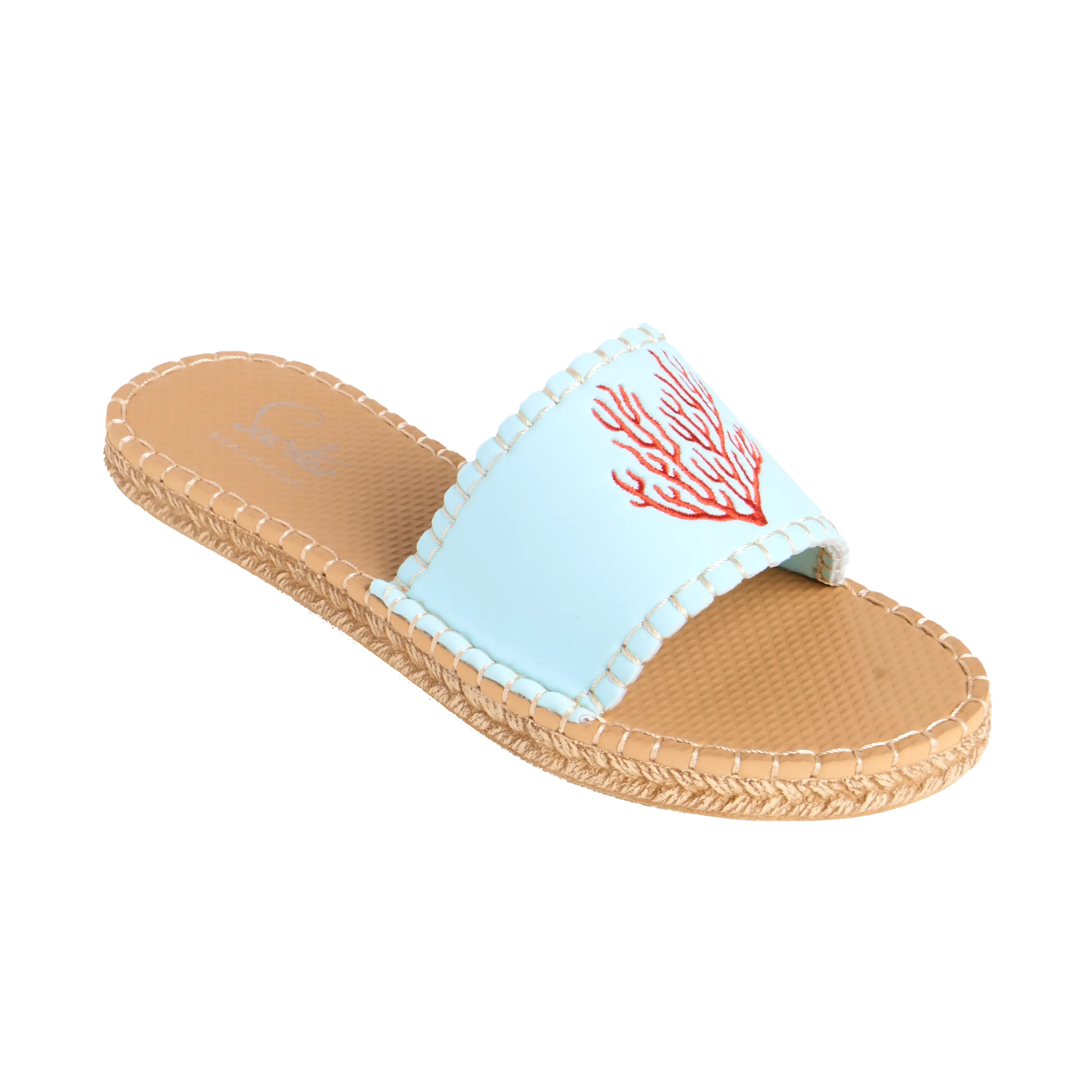 ORANGE COASTAL CORAL - WOMENS CABANA SLIDE